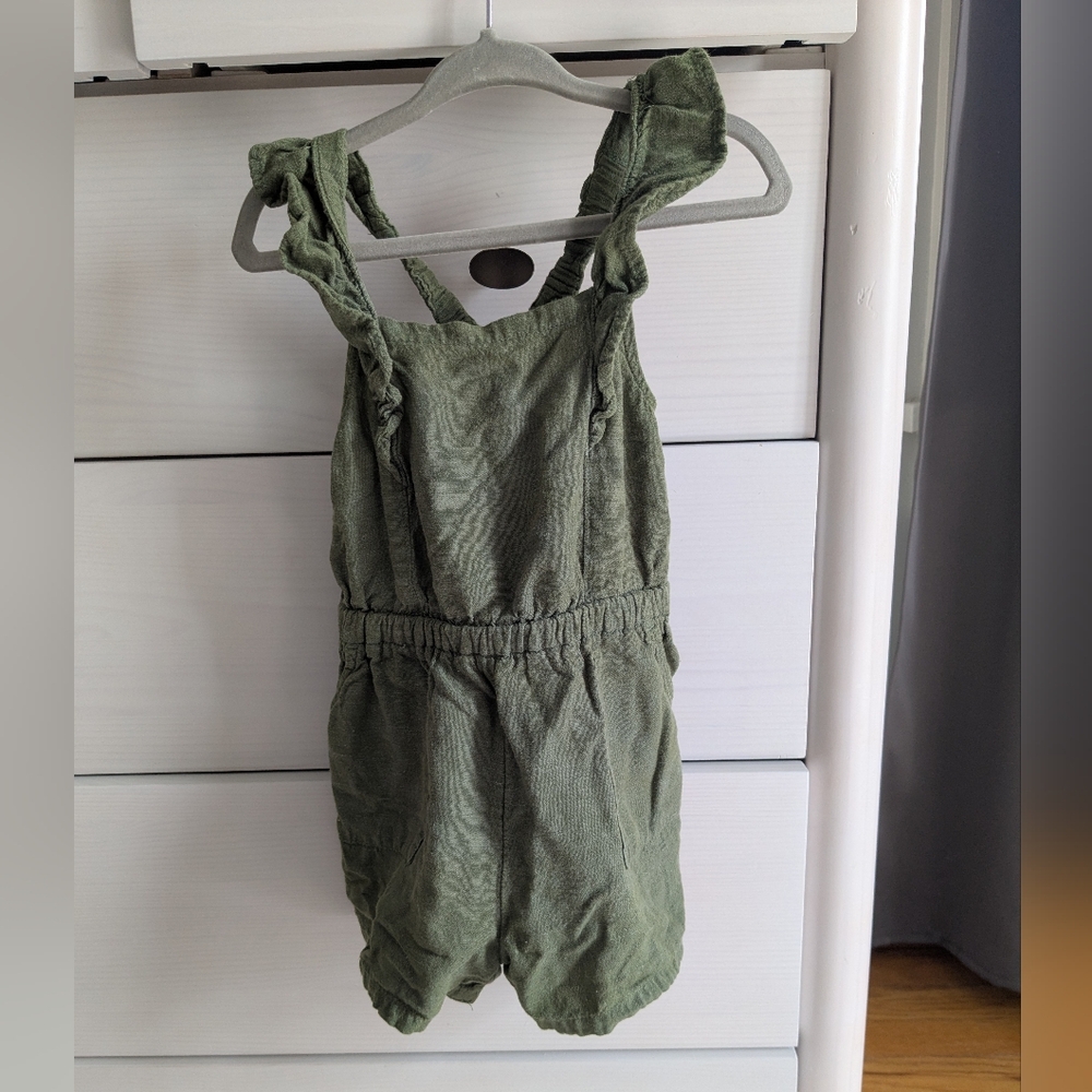 Old Navy 2T Olive Green Romper